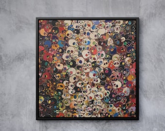 Murakami Takashi Japan Poster Canvas, Japanese Art Gallery and Framed