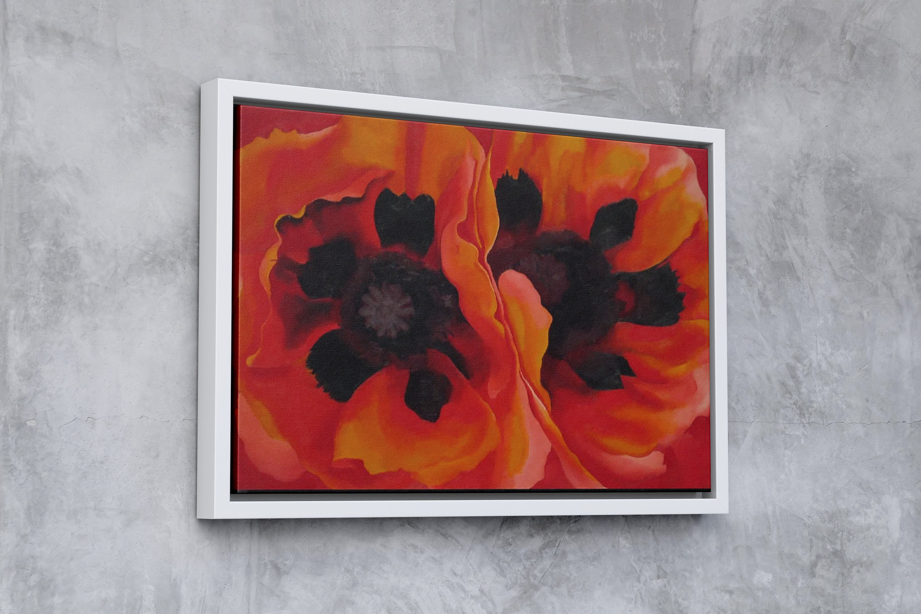 Georgia O'keeffe Art ,oriental Poppies Landscape Canvas Wall Decor ...