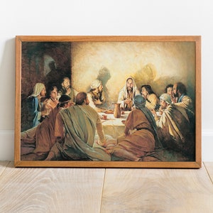 Letztes Abendmahl Leinwand Wandkunst