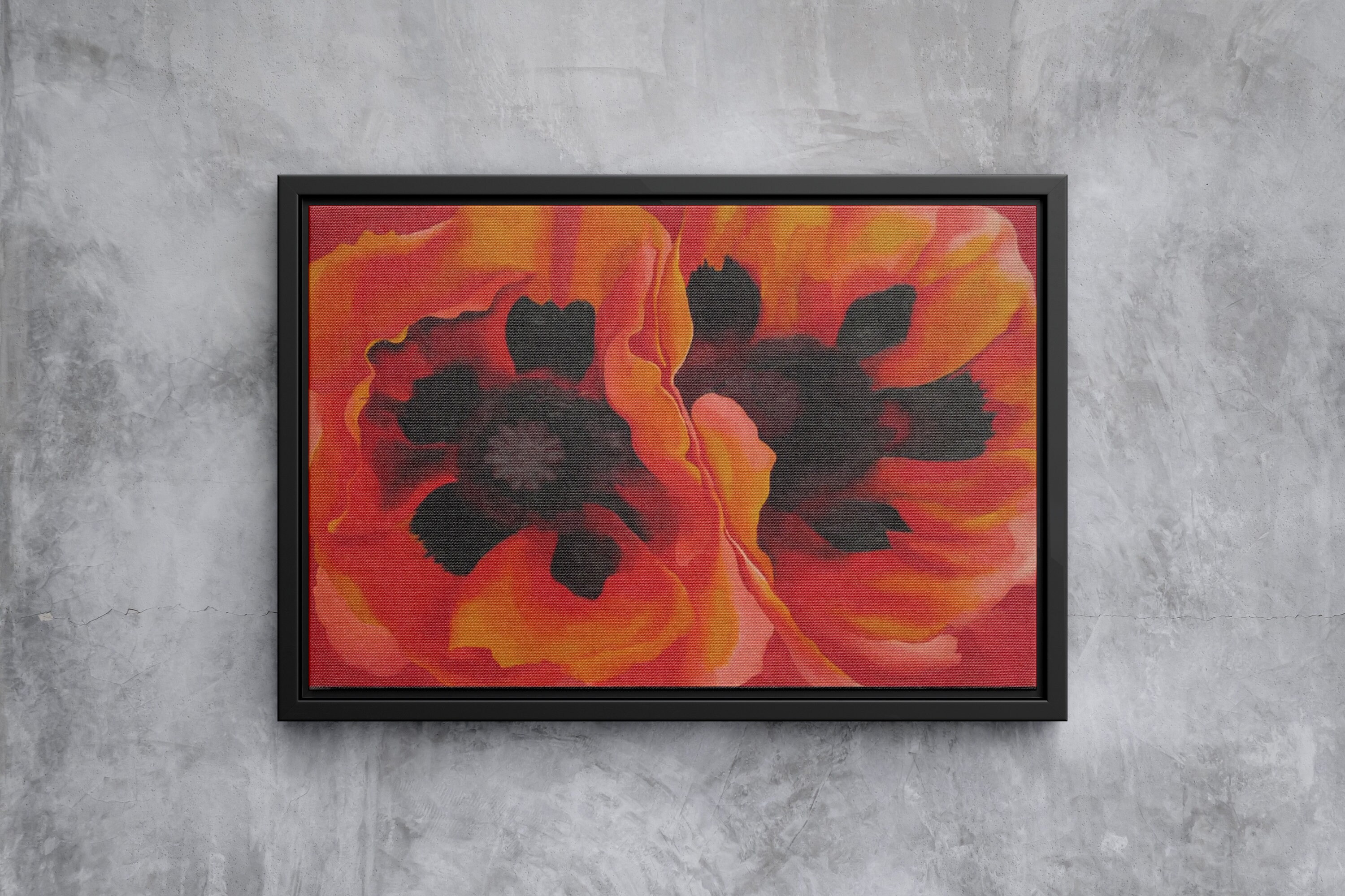 Georgia O'keeffe Art ,oriental Poppies Landscape Canvas Wall Decor ...