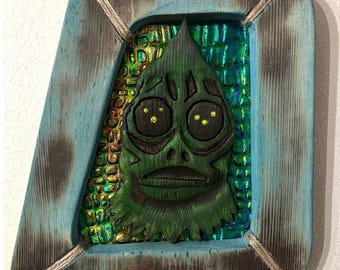 Doug Horne Limited Edition Stretched Canvas Print Tiki, Sleestak