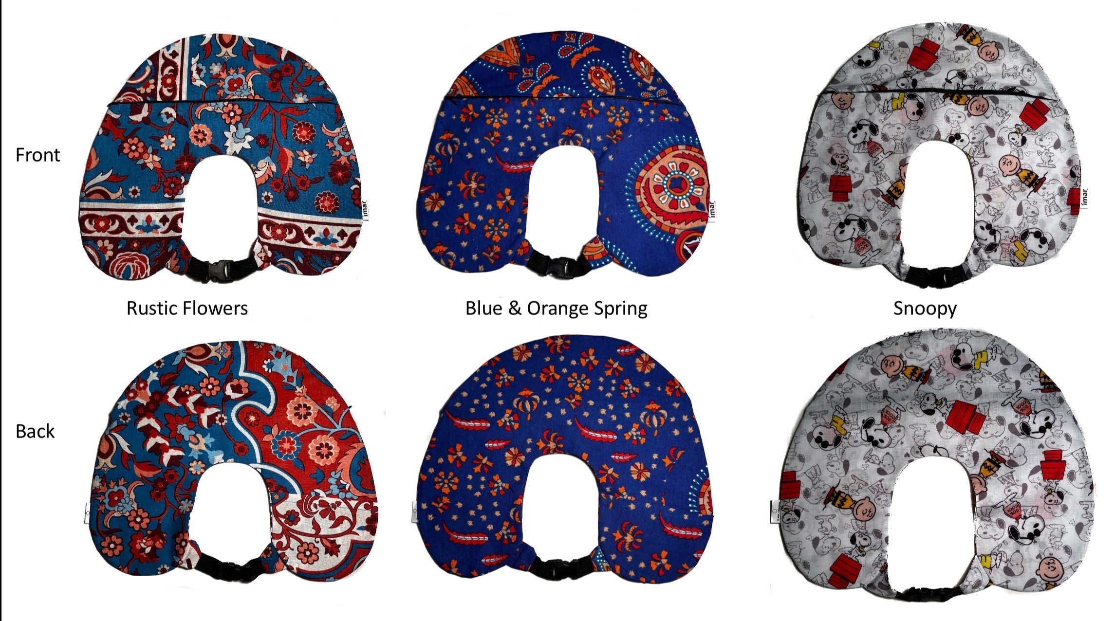 Empty Handmade Travel Neck Pillowcase Stuffable for Travelling Etsy