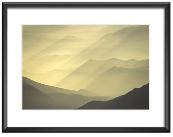 Fine Art Original Print | Wall Decor | Photograph | "Heaven and Earth, Sequoia and the Sierra Foothills, California"