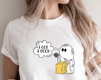 I Got a Rock Halloween Svg,I Got a Rock Png, Cute Fall svg, Womens Ghost Shirt, Funny Ghost Shirt, Little Ghosts Shirt, Spooky svg