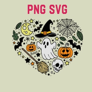 Halloween Doodles Hearth SVG, Halloween Doodles Hearth png, Gift For Halloween Moms, Cute Pumpkin Halloween