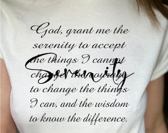 God Grant Me The Serenity Svg Png , Serenity Prayer SVG PNG,  Christian Svg, God Svg, Jesus Svg, Bible Svg, Faith Svg, Religious Svg