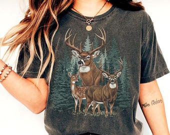 Grunge Deer PNG, Vintage 90s Forest Animal Sublimation, Retro Hunting Shirt Clipart