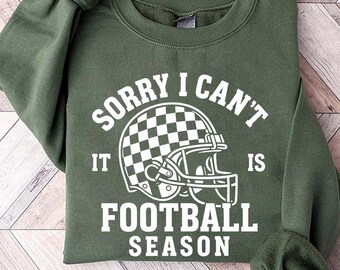 Sorry I Can’t It’s Football Season PNG, Gold White Black Versions, Retro Helmet Sublimation Design, Trendy Retro Checker Helmet PNG
