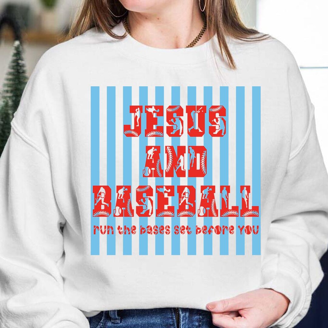 Jesus and Baseball PNG, Christian Baseball PNG Design, Faith Sports ...