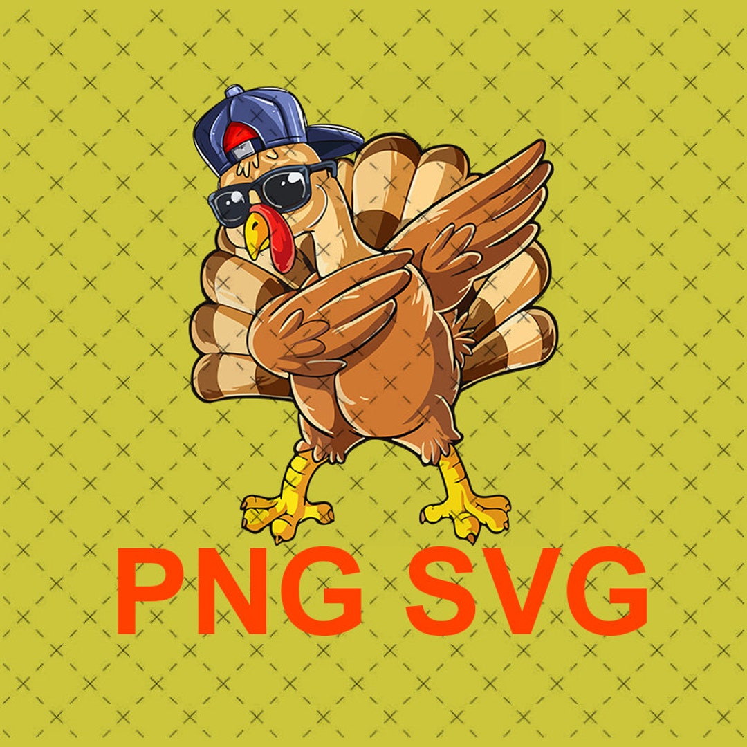 Funny Thanksgiving Turkey SVG Funny Thanksgiving Turkey Png Hello