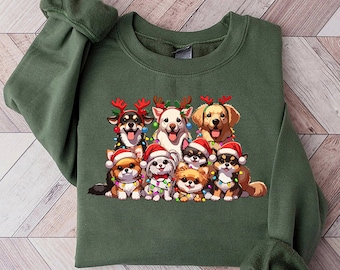 Funny Dog Christmas png, Christmas Dog png, Dog Lover Png Funny Dog Sublimation Digital Download, Pet holiday digital art