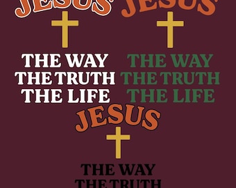 Christian PNG Bundle, Bible Verse Sublimation Pack, Jesus Faith Quotes, Scripture Varsity Shirt Designs