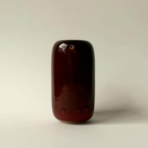 Oxblood Pill Vase
