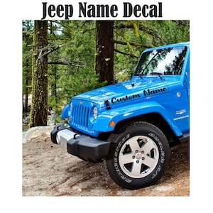 Jeep name decal -  France