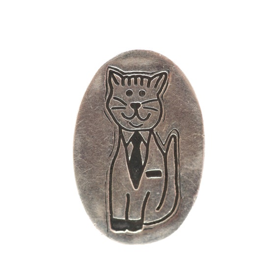 Sterling Silver Anthropomorphic Cat