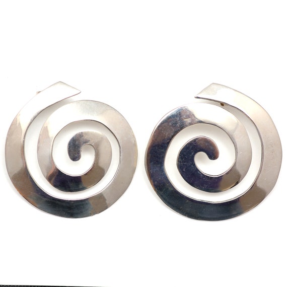 STERLING SILVER SPIRAL EARRINGS – Of Earth And Ocean