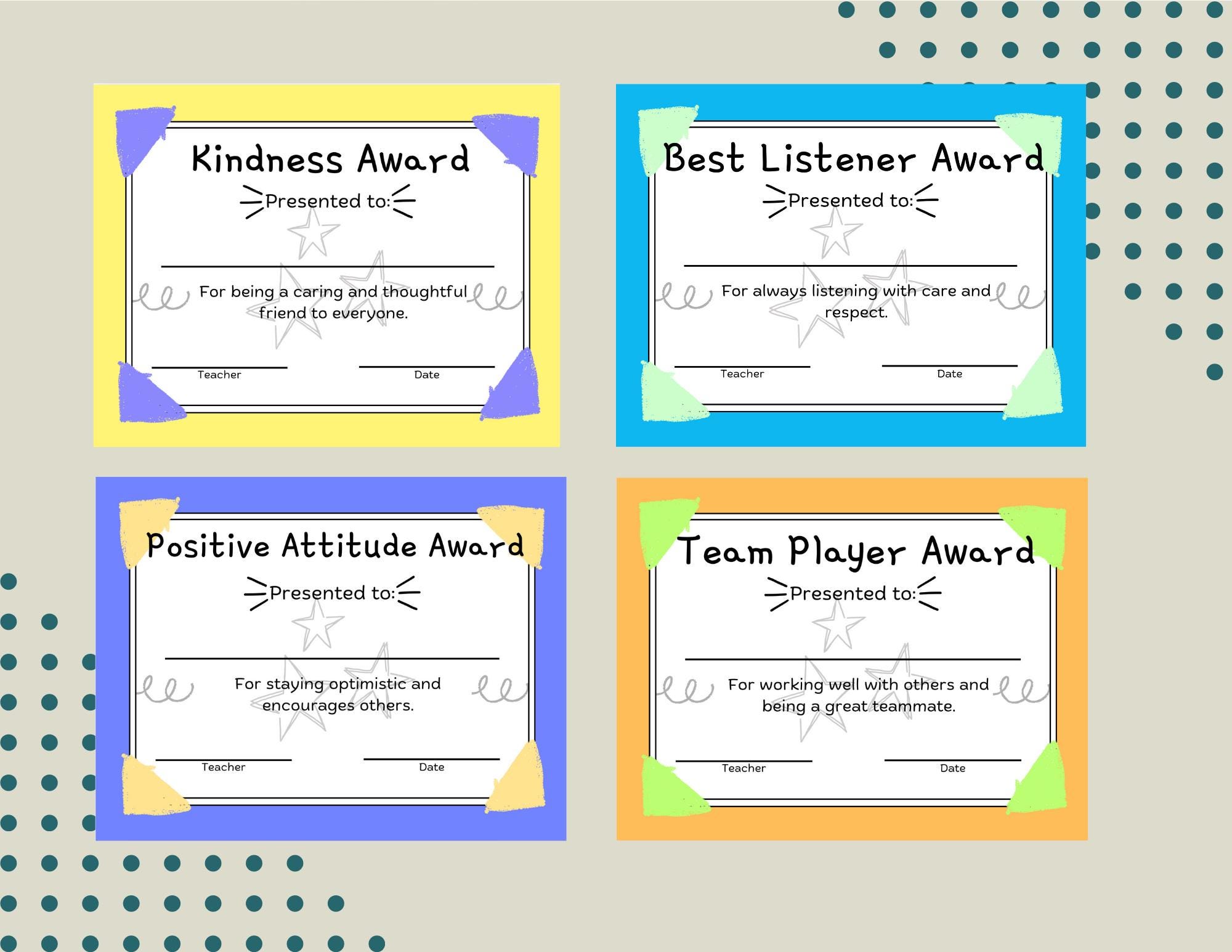 Editable School Awards Certificate Template | Printable Classroom ...