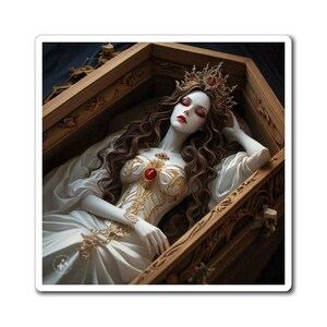 Halloween Corpse Queen Vampire 1 Graphic Magnet