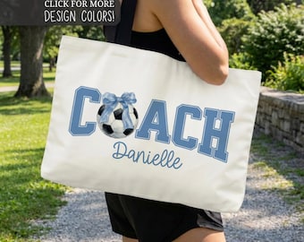 Coach Poppy Madras Plaid Pattern Canvas & Leather Sequined Tote