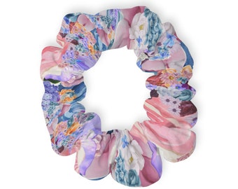 Scrunchie, hair tie, girls, women's, unisex, floral printed, accessory