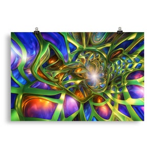 Abstract Surrealism 214 - Psychedelic Wall Art - Poster - Print - Home Decor