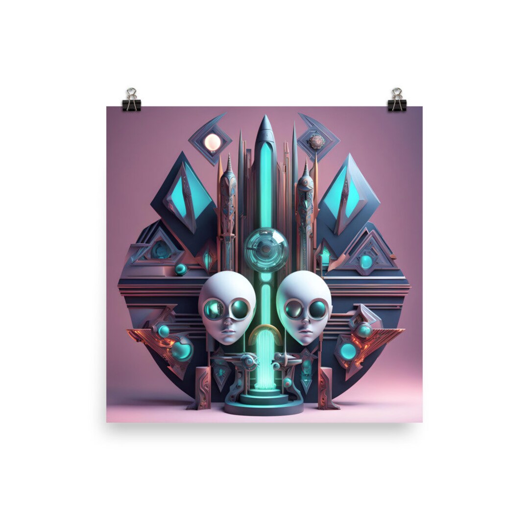 Abstract Surrealism 240 - Psychedelic Wall Art - Poster - Print - Home ...