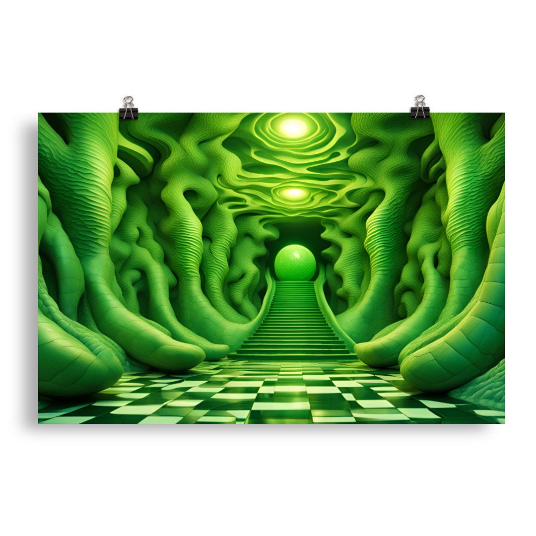 Abstract Surrealism 61 Psychedelic Wall Art Poster Print Home Decor - Etsy