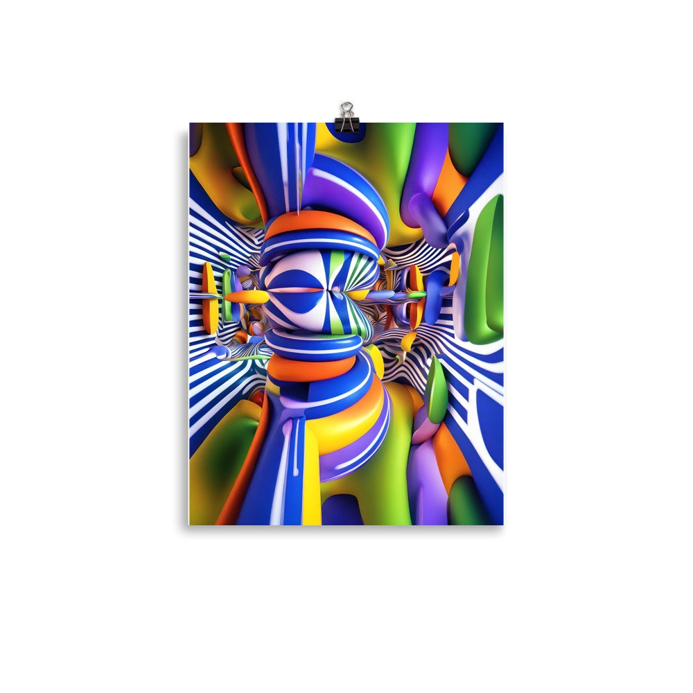 Abstract Surrealism 166 Psychedelic Wall Art Poster Print Home Decor - Etsy