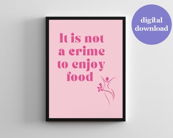 Cartel de recuperación de trastornos alimentarios para la recuperación de la disfunción eréctil Póster de arte de pared para la recuperación de la anorexia Póster rosa de trastornos alimentarios Arte digital de recuperación de la disfunción eréctil