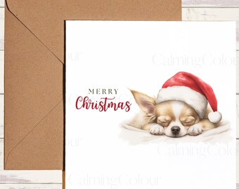 Weihnachtskarte 'Hund Im Baum' – Lustige Urlaubskarte Für Familie & Freunde, 350 G/m² Karton