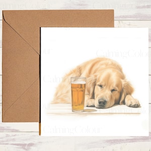 Golden Retriever Greeting Card