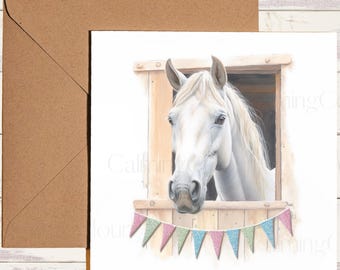 Horse Greeting Card | Birthday Card