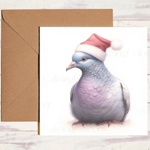 Pigeon Christmas Card