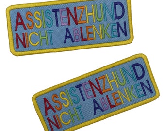 Assistance Dog Patch Set - Rainbow