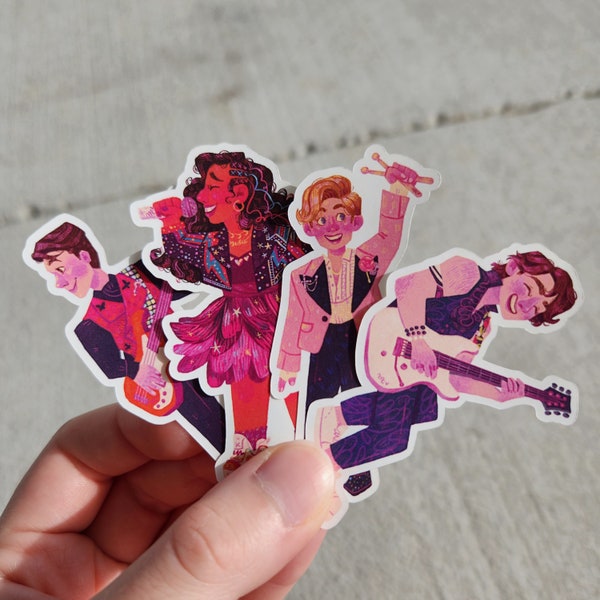 julie and the phantoms polyester stickers!!