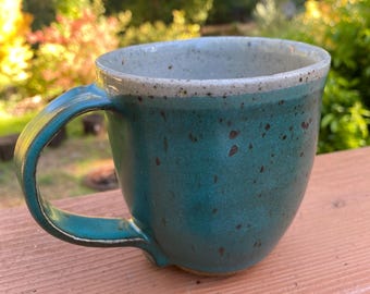 16oz Speckled Moss Handmade Ceramic Mug