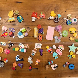 Mini objetos 100 piezas / Objeto de lenguaje / Baratijas de I-spy / A-Z