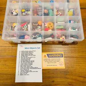 A-Z Mini Objects- Set 2 /100 pcs/  Language Object / I-spy trinkets