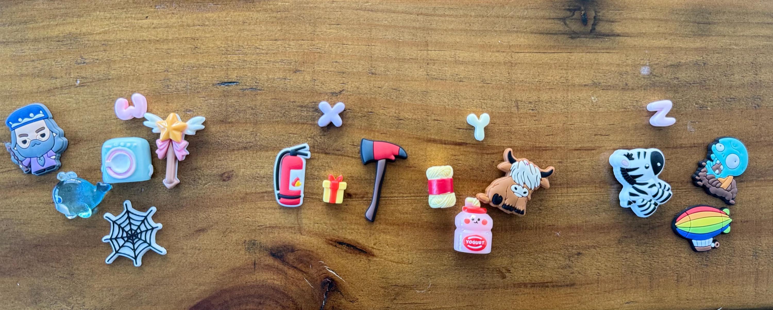 A-Z Mini Objects- Set 2 /100 Pcs/ Language Object / I-spy Trinkets ...