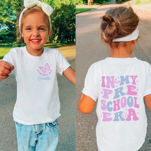 Personalisiertes Vorschul-T-Shirt, personalisiertes Vorschul-T-Shirt, personalisiertes T-Shirt. Pre-K T-Shirt