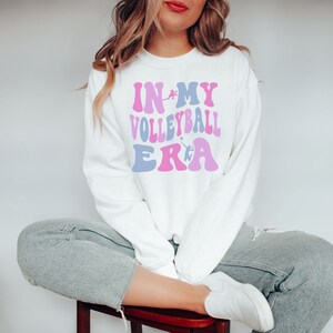 In My Volleyball Era Sweatshirt, Volleyball Sweatshirt, Gift for Volleyball Player, Volleyball Coach Gift, Youth and Adult Sizes