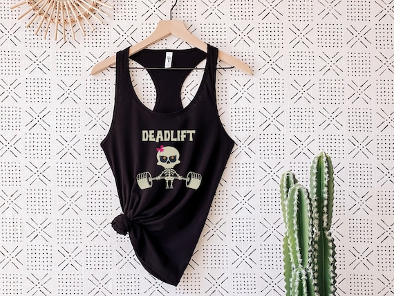Deadlift T-shirt, Gym Fitness Gift, Deadlift Skeleton Shirt, Skeleton Workout Shirt, Gym Shirt, Funny Skull, Fitness Shirt, Barbell Tee