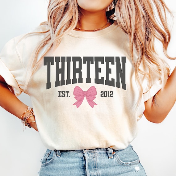Cute Thirteenth 13 Years Old Birthday Party 13th Soccer Tee Cute Thirteenth 13 Years Old Birthday Party 13th Soccer Tee