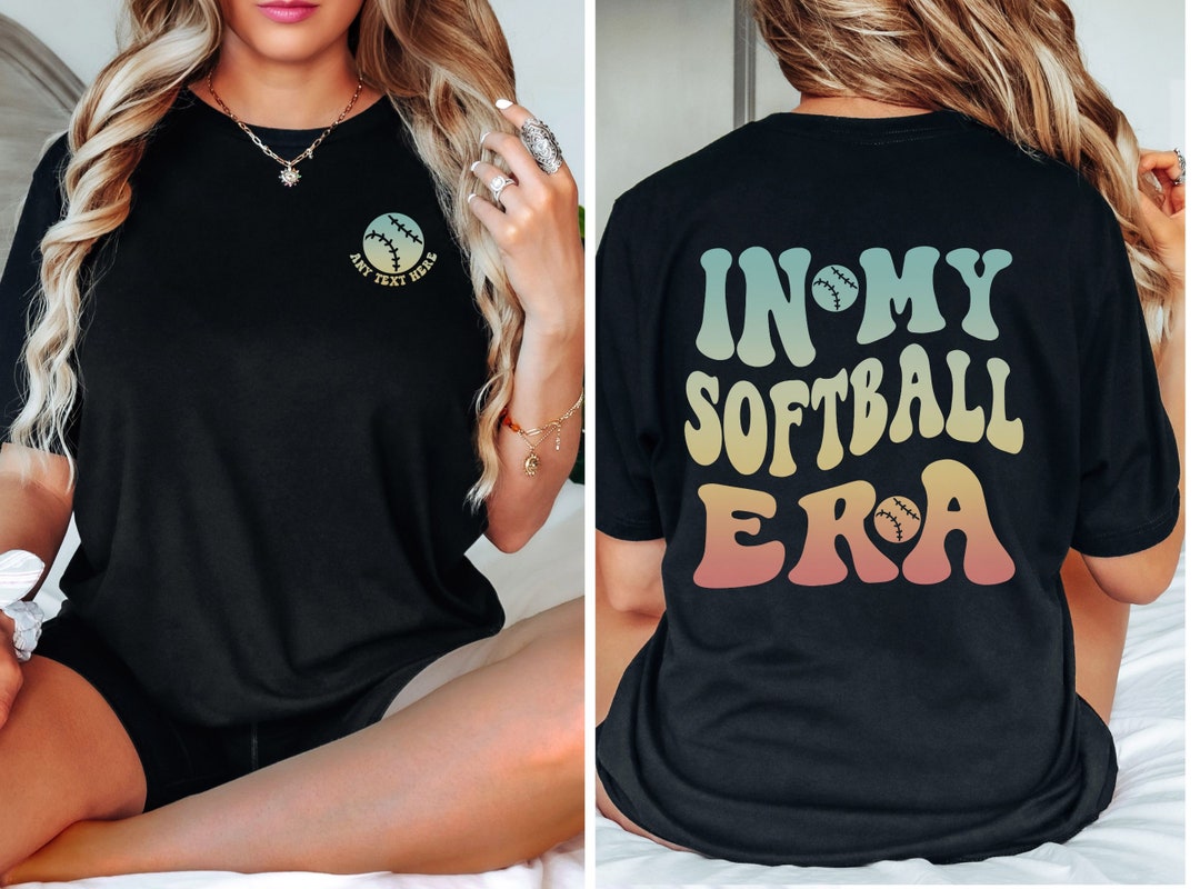 In My Softball Era Shirt Custom Softball Shirt Softball Era - Etsy