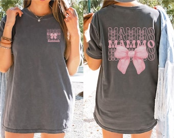 Personalized Mammo Coquette Bow Shirt, Mammography Technologist Tee, Mammo Crew Shirts, Mammo Tech Appreciation Gift, Graduation Gift