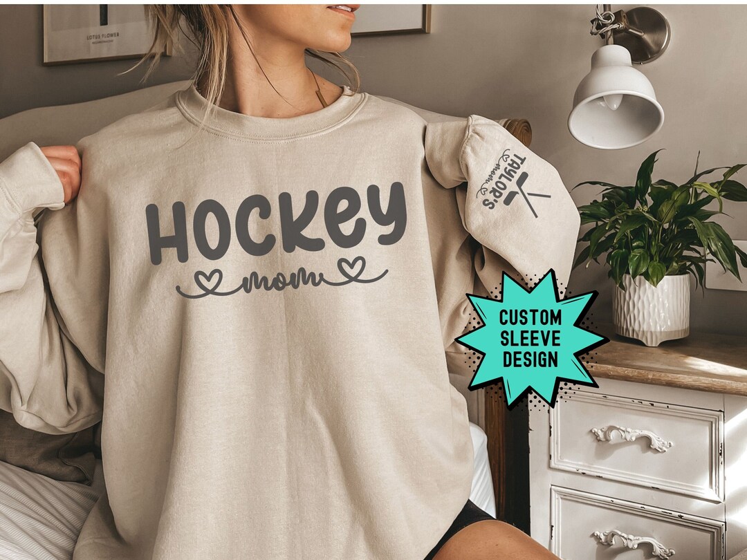 Graphique Hockey Mom Fun Hockey Mom Leopard Ice Hockey Mama, Mothers Day Hockey Mom Vêtement Maman Hockey