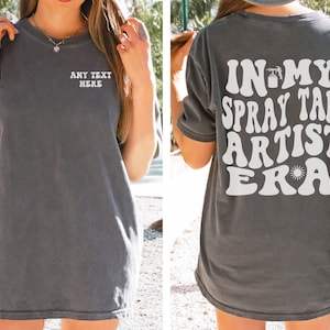 In My Spray Tan Artist Era, Personalized Spray Tan Artist Shirt, Custom Cosmetology Gift, Bronze Boss, Glow Spray Tan Shirt, Comfort Colors