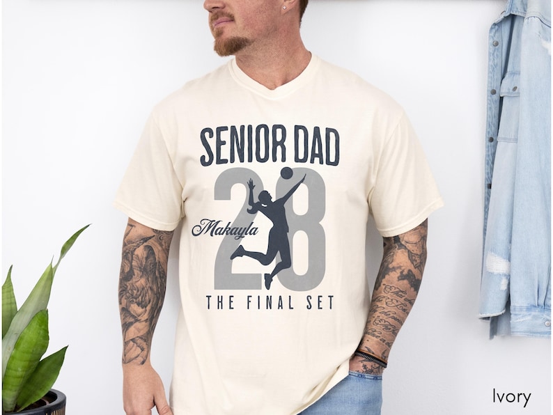 Senior Volleyball Mom Shirt, The Final Set, Personalized Volleyball Mom Tee, Custom 2026 Senior Volleyball Mom Gift, Game Day T-shirt image 9