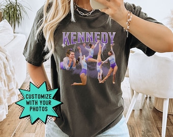 Gymnastics Bootleg Rap Shirt, Custom Gymnastics Shirt, Gymnast Gift, Funny Gymnastics T-Shirt, Meet Day, Personalized 90s Graphic Tee