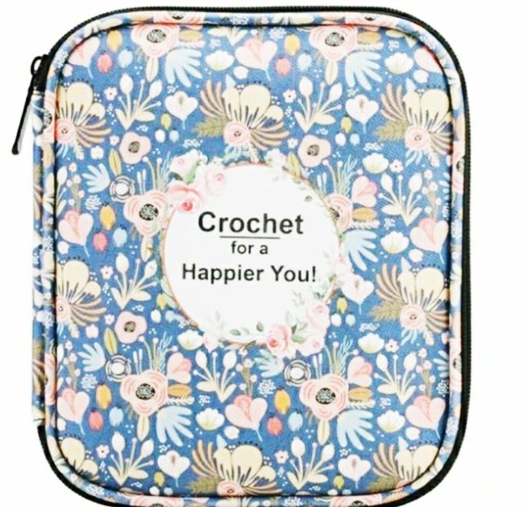 Hechitok Cherry Blossom Axolotl Crochet Hook Case, Zipper